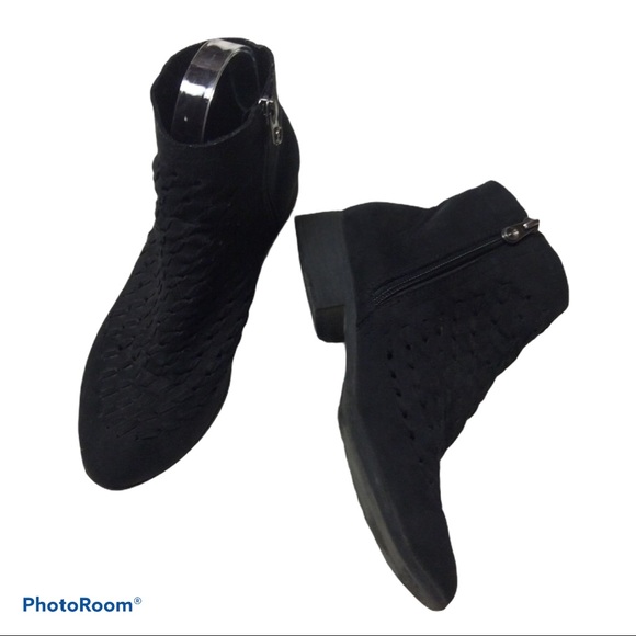 Blowfish Shoes - BLOWFISH WOVEN TEXTILE ANKLE BOOTS